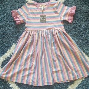 Matilda Jane Emery Girls Multi Stripe Dress